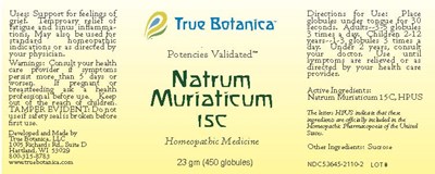 Natrum Muriaticum 15c (Natrum Muriaticum 15c 25 Gm V1 4 2018)